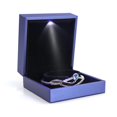 thumbnail image 2 of Caja de anillo de luz LED, joyero de almacenamiento de anillo iluminado LED de moda, 2 of 5