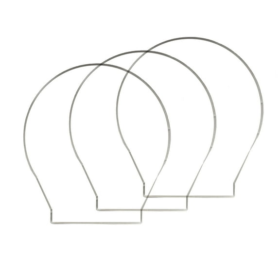 3D Blank Circle Acrylics for LED Lamp Base (Acrylic Only. Base Not Included) (3 Pack)