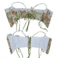 thumbnail image 6 of KHONTS,Court Vintage Floral Print Vest Sexy Corset Y2k Lace up Fishbone Push up Strap Bustier Lace Top Corset for Women Green XS, 6 of 6