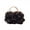 Black, variant on 3D Floral Bag Rhinestones Clutch Purse Handbag for Weddings and Evening Parties