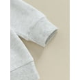 thumbnail image 6 of Cenuakty Baby Boys Sweatshirts Long Sleeve Crew Neck Letter Embroidery Pullovers Toddler Fall Tops, 6 of 9