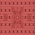 thumbnail image 1 of Ahgly Company Machine Washable Indoor Square Transitional Red Area Rugs, 5' Square, 1 of 7