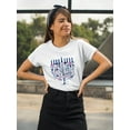 thumbnail image 2 of Boho Hanukkah I T-Shirt Women -Grace Popp Designs, Female XX-Large, 2 of 4