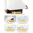 thumbnail image 3 of Camiseta de Protección Solar AURUZA para Mujer con Manga Larga y UPF50+ Blanca Talla L, 3 of 7