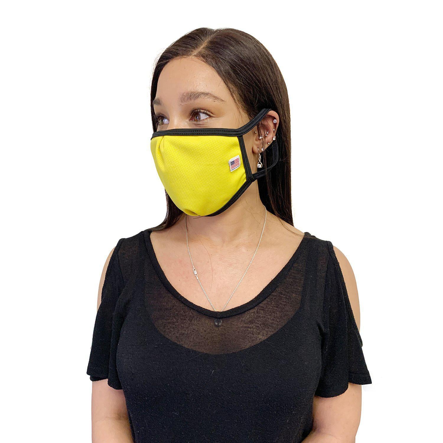 Casaba Made in USA Face Masks Mouth Nose Washable Reusable Double Layer Mask Cotton Cloth