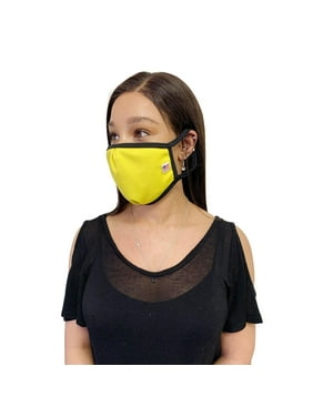 Download Yellow Cloth Face Masks Men S Women S Cloth Face Masks Walmart Com PSD Mockup Templates