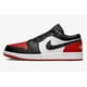 thumbnail image 3 of N I-K-E A i r-Jor-dan 1 Low Shoes White Black Varsity Red 553558-161 Men's & GS NEW, 3 of 6