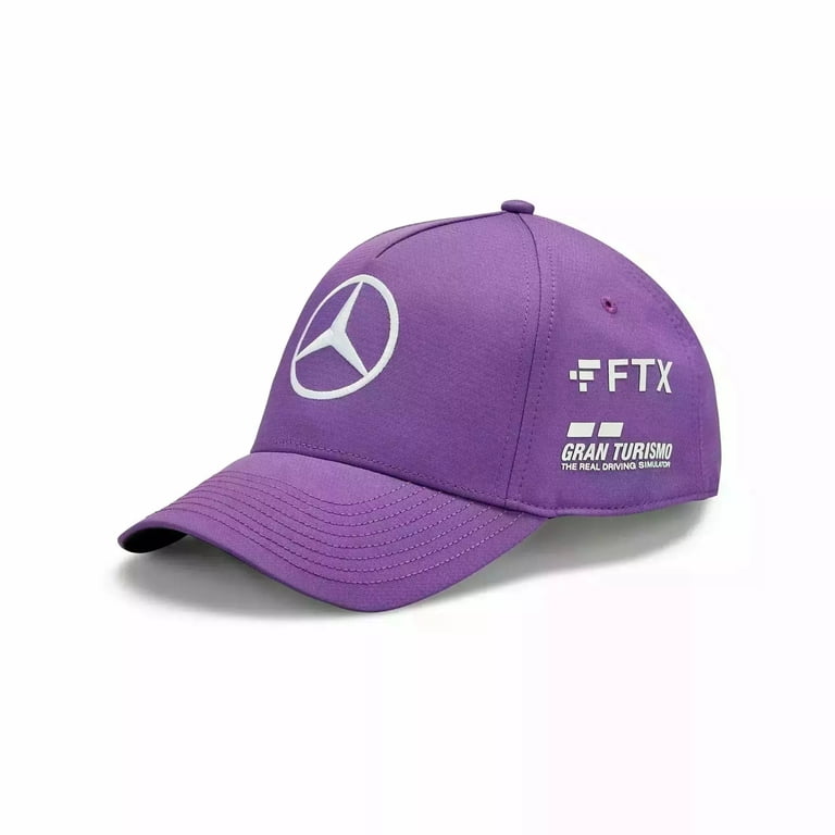 Mercedes AMG Petronas F1 Team Lewis Hamilton Baseball Hat Purple NWT Lewis Hamilton #44 Mercedes AMG Petronas F1 Team Driver  main image 2
