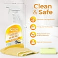 thumbnail image 5 of Hygea Natural Citrus Sparkle All Purpose Cleaner & Degreaser, Non-Toxic Cleaning Spray, 24 fl oz, 5 of 7