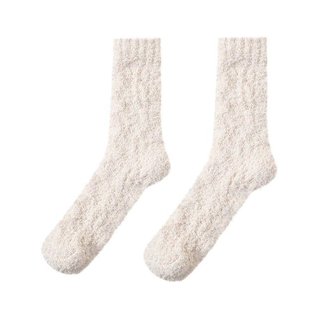 HAiming Sockd for Women Fuzzy Warm Cozy Sleeping Sock Soft Comfy Solid Color Home Sleeping TrendySock
