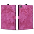 thumbnail image 2 of FJLBDE Case for Samsung Galaxy Tab A11 / Tab A9 8.7 Inch 2025/2023 with Stand, Card Slot, Embossed Cat PU Leather Cover, Rose, 2 of 7