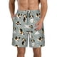 thumbnail image 1 of Balery Funny Beagle Active Dog Traje de Baño Estilo Hawaiano para Hombre, Shorts de Secado Rápido con Bolsillos-Large, 1 of 6