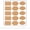 A, variant on Krafts Label Sticker Writable Label,Adhesive Brown Labels for Essential Oil Bottle,Jars,Food Storage Decors