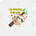 thumbnail image 4 of Inktastic My Grandma Loves Me Sloth Boys or Girls Baby T-Shirt, 4 of 5