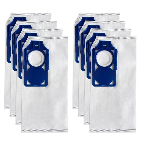 8 Pack RNHC-6 Vacuum Bags Replacement for Riccar Brilliance R30D, R30P, R30PET & Simplicity Synchrony S30D, S30P, S30PET Upright Vacuums Cleaner