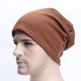 thumbnail image 4 of Confinement Hat -match Hedging Cap Plus Velvet Warm Cold Hat Knitted Pile Hat, 4 of 4