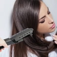 thumbnail image 5 of Electric Hair Straightener, NewHome Heated Hair Straightening Anti-Static Flat Iron, 4-Grade Temperature Adjustment, Wet Dry Use Electric Hair Straightener, Black, 5 of 8