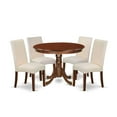 thumbnail image 2 of East West Furniture Dining Room Set Mahogany, HLDR5-MAH-01, 2 of 6
