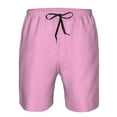 thumbnail image 4 of Naloa Rose Red Men's Beach Shorts, Surfing shorts, Swim trunks, Quick Dry Swim Trunks for Surfing Beach Fun - Large, 4 of 9