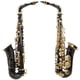 thumbnail image 3 of Saxofón ammoon Eb Alto Saxophone Latón Lacado Oro E Plano Tipo de Clave de Sax 82Z Instrumento de Woodwind con Cepillo de Limpieza Guantes Corcho Correa de Grasa Acolchado Caja TOMSHOO Saxofón, 3 of 6