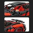 thumbnail image 4 of MACTANO Car Building Block Set Speed Champions Super Sports Car Building Kit Toy Gift for Kid Red, 4 of 7