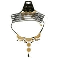 thumbnail image 2 of Mi Amore Necklace-Earring-Set Gold-Tone/Black, 2 of 4