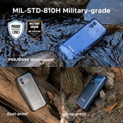 DOOGEE Blade 20 Rugged Smartphone,10300mAh/18W,20GB+128GB/TF 2TB Octa Core Rugged Phone,6.6 HD+ Gaming Phones,16MP Camera,IP68/IP69K Waterproof Phone,Triple Slot/NFC/Face ID/GPS Android 15