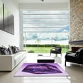thumbnail image 7 of Ahgly Company Machine Washable Indoor Rectangle Transitional Violet Purple Area Rugs, 7' x 10', 7 of 7