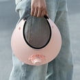 thumbnail image 1 of Sol de sombrero de visera con fanáticos de la playa de sombreros de sol de verano para al aire libre (carga) rosa, 1 of 9
