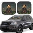 thumbnail image 1 of Wukai Lotus Leaf Starry Sky Guinea Pig Car Front Windshield Sun Shade,Sun Visor Shield Block Automotive Interior Protector Blocks UV Rays-Large, 1 of 6