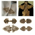 thumbnail image 4 of Cierre de Capa medieval Salvador 4pcs Costadora Costura Cártique para Mujeres Broncita Bronce, 4 of 10