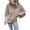 520-Brown, variant on Byworldtasic Womens Sweaters Striped Sweaters for Women Boat Neck Batwing Sleeve Oversized Pullover Sweater Tops White