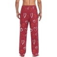 thumbnail image 2 of GZHJMY Valentine's Day Pajama Pants for Men, Lounge Pants Lightweight Men Pajama Bottoms with Drawstring Pockets, Christmas New Year Birthday Gifts, Large, 2 of 6