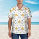 thumbnail image 2 of Fotbe Submarine Ship Camisa Hawaiana para Hombre Unisex – Camisa Casual de Verano con Botones de Manga Corta de Algodón y Lino,Medium, 2 of 7