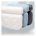 thumbnail image 2 of Bathtub pillow 3/4D mesh bath pillow bathroom bath suction cup pillow bath mat SPA pillow Megngio, 2 of 6