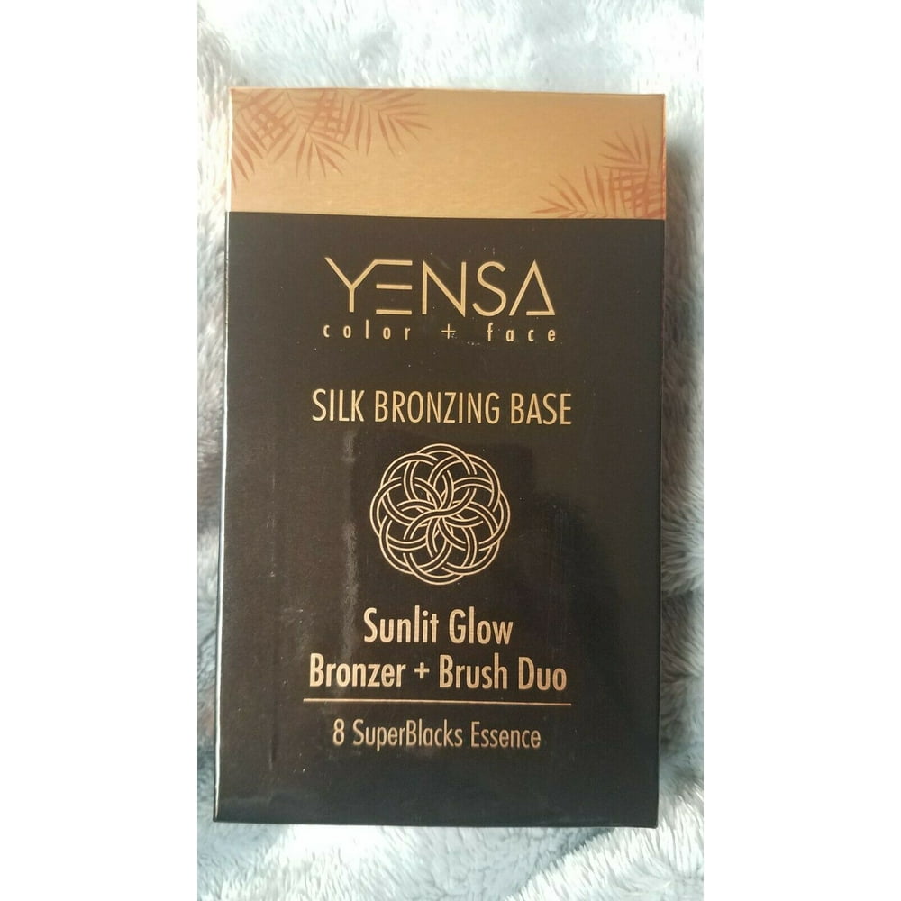 YENSA Silk Bronzing Base Sunlit Glow Bronzer + Brush Duo