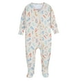 thumbnail image 3 of Gerber Unisex Baby Toddler Buttery Soft Footed Pajama 2-Way Zipper with Viscose Made from Eucalyptus, Sizes 0/3M - 4T, 3 of 8