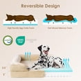 thumbnail image 3 of Cama para perros EHEYCIGA, ortopédica, impermeable, de espuma viscoelástica, color gris, 3 of 9