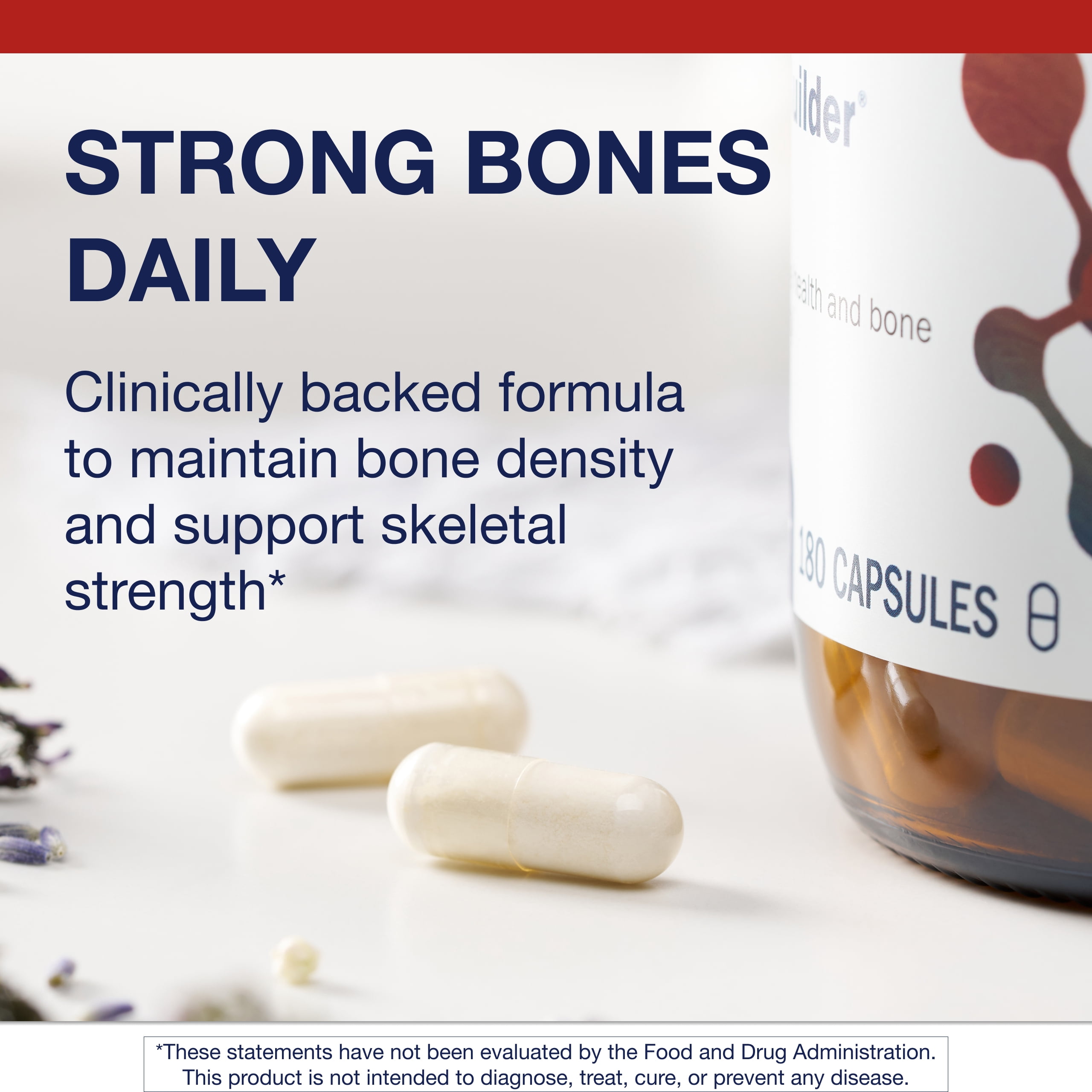 Metagenics Bone Builder Plus - MCHC Supplement - High-Absorption - 2000 IU Vitamin D - With Calcium & Phosphorus - Non-GMO & Gluten-Free - 180 Capsules
