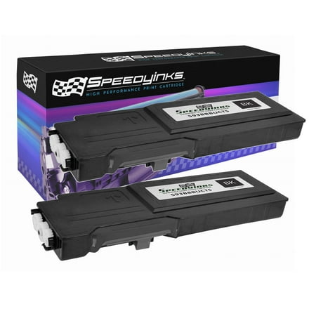 SpeedyInks - 2pk Compatible Dell C2660dn C2660 C2665dnf Extra High Yield Black 593-BBBU, RD80W Toner Cartridge for use in Dell C2660dn and