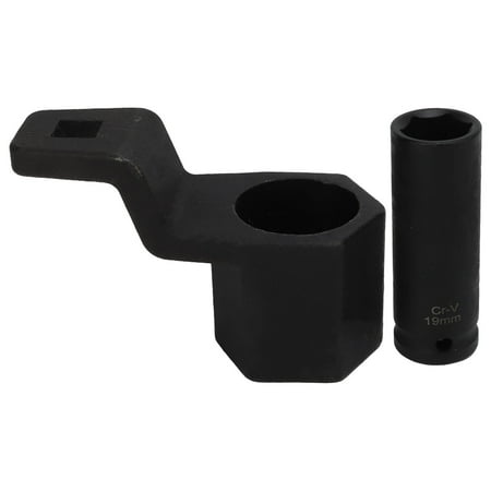 

2024 50mm Crankshaft Pulley Wrench with 19mm Harmonic Balancer Socket Heavy Duty Steel Replacement for Acura