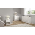 thumbnail image 4 of Tvilum Studio 3-Piece Bedroom Set for Adults, White, 4 of 17
