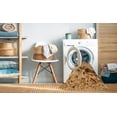 thumbnail image 2 of Ahgly Company Tapis d'Intérieur Rond Lavable en Machine Transitionnel Bière Orange, 4 Pieds Rond, 2 of 7