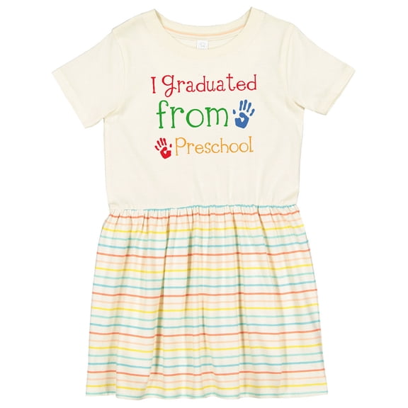 Inktastic I Graduated from Preschool Girls Toddler Dress