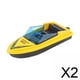 thumbnail image 1 of 2xMini Modelo De Lancha Simulación De Aleación Lancha Rápida Para Adultos Niños Pequeños Amarillo, 1 of 10