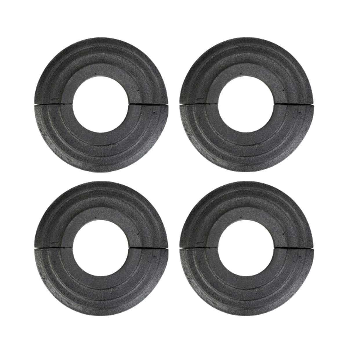 Renovators Supply Manufacturing Black Radiator Flanges Aluminum Escutcheon Ring Plate Easy Snap