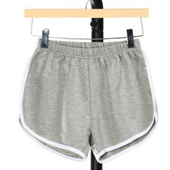 Summer Womens Hot Shorts Comfy Solid Shorts for Women Lightweight Gym Outfit Elastic Waisted Yoga Pants Workout Running Sweat Shorts Casual Everyday Wear