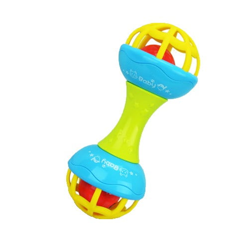 Baby Rattle Set 4 Pack Colorful Wooden Educational Grasping Rattle for  Newborn Montessori Hand Bell Toy Suitable from Birth