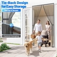 thumbnail image 6 of 50 Magnets Auto-Sealing Magnetic Screen Door, Pet & Kid Friendly, Bug Proof, 36"x 96", 6 of 9