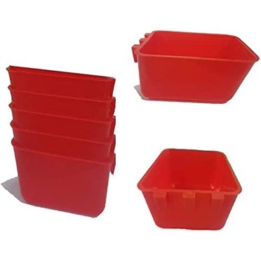 Cage Cups Birds Feeders Seed Bowl Chicken Feeding Watering Dish Rabbit – YEPPY